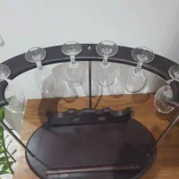بار رو میزی همراه ۶ عدد جام