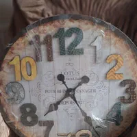 ساعت دیواری طرح مدرن آمریکایی مدل لوتوس وینتیج