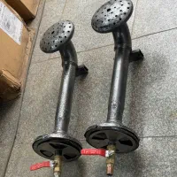 مشعل گازی بزرگ پایه دار رنگ کوره ای همراه شیر