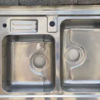 فروش سینک ظرفشویی استیل البرزسایز .طول100عرض60