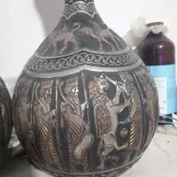 گلدان ریز نقش دست ساز قدیمی