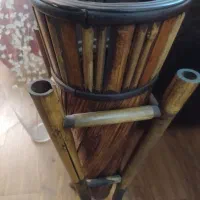 گلدان چوبی بامبو توضیحات کامله