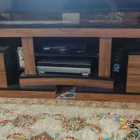 زیر تلویزیونی چوبی