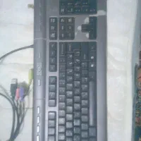 کیبورد کامپیوتر حرفه ای وموس کابل وفن