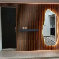 آیینه دفورمه هلالی و نوری مخفی