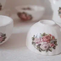 ست فنجون نعلبکی گل دار(توستالژی)|ظروف سرو و پذیرایی|شیراز, شهرک مطهری|دیوار