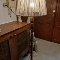 آباژور پایه چوبی