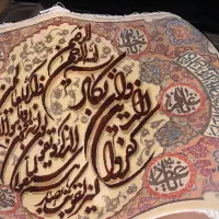 تابلر فرش ونیکاد گل ابریشمی|تابلو فرش|تهران, آبشار تهران (دریاچه)|دیوار