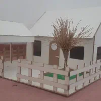 چراغ خواب با طرح خانه ویلایی|چراغ خواب و آباژور|اسفراین, |دیوار