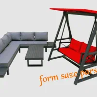 میز و صندلی باغی/مدرن کلاسیک نیمکت تاب