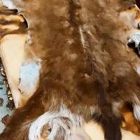 پوست طبیعی بز|صنایع دستی و سایر لوازم تزئینی|تبریز, |دیوار