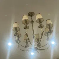 یک جفت لوستر ۸ شاخه