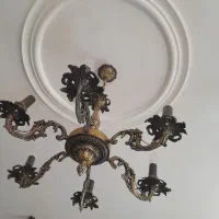 لوستربرنزی دوعددبادیوارکوب|لوستر و چراغ آویز|شازند, |دیوار