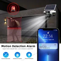 دوربین امنیتی خورشیدی اوکم مدل TL3 با ۳ لنز ۱۲ مگا|دوربین مداربسته|دهدشت, |دیوار