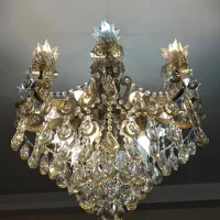 لوستر تمام برنز|لوستر و چراغ آویز|اردبیل, |دیوار