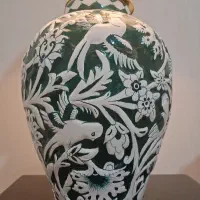 آباژور رو میزی گل ومرغ|چراغ خواب و آباژور|ری, صالح‌آباد شرقی|دیوار