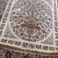 قالیچه تمام ابریشم بافت اصفهان