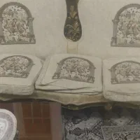 مبل سلطنتی هفت نفره|مبلمان خانگی و میز عسلی|جوانرود, |دیوار