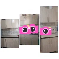 سه متر کابینت زمینی و هوایی بدنه فلزی درحد نو