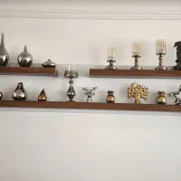 شلف چوبی دیواری