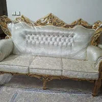 مبل تمام چوب