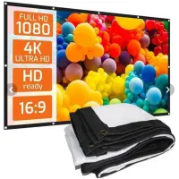 پرده نمایش ضد نور ویدیو پروژکتور 120 اینچ