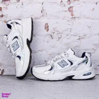 کفش ورزشی زنانه نیوبالانس 530 رنگ سفید سرمه ای|کیف، کفش، کمربند|مشهد, شهرک شهید باهنر|دیوار