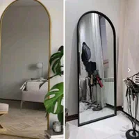 تولید اینه گنبدی قدی فلزی ساده پنجره ای پایه دار