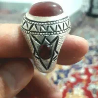 انگشتر نقره حکاک