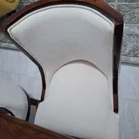 میز ناهارخوری چوبی ۶ نفره با روکش صندلی ترک|میز و صندلی غذاخوری|قائم‌شهر, |دیوار