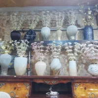 گل و گلدان کریستالی وارداتی|گل مصنوعی|اردبیل, |دیوار