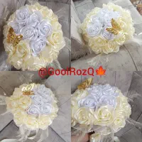 گل رز ربانی زیبا|گل مصنوعی|نیشابور, شهرآرا|دیوار
