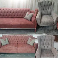 فروش دو دست مبل سلطنتی و چستر