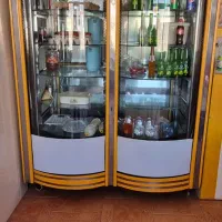 وسایل کبابی جگرکی(یخچال ایستاده و تابلو روان و..)