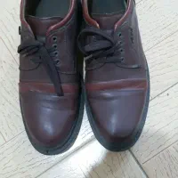 نیم بوت چرم مردانه