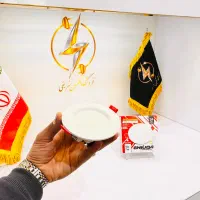 پنل ۷وات سفید هالوژن سه حالته دور استیل