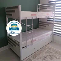 تختخواب سه نفره۳دوطبقه۲دو طبقه(مهماندارسه طبقه)ژاک|تخت و سرویس خواب|مشهد, حسین‌آباد|دیوار