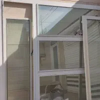 درب پروفیل با شیشه دوجداره اماده نصب