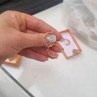 گوشواره حلقه ای طلا