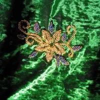 لباس محلی منجوق دوزی|لباس|لردگان, |دیوار