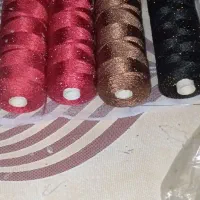 نخ ابریشم بافتنی و پرچم رنگی|لوازم خیاطی و بافتنی|حاجی آباد, |دیوار