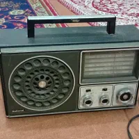 رادیو قدیمی ناسیونال انگشتر نقره دوپوست