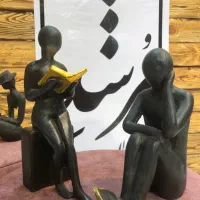 مجسمه و استند کتاب کتابخوان دکوری مرشد|مجسمه، تندیس، ماکت|گلبهار, شهر جدید گلبهار|دیوار