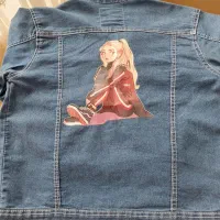 کت جین آبی کاغذی دخترانه|کفش و لباس بچه|کرج, کیانمهر|دیوار