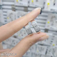 حلقه ست نقره زنانه مدل آتوسا با آبکاری طلاسفید