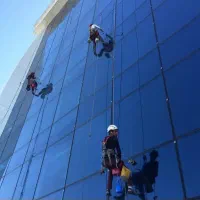 شستشوی نما ساختمان اجر سوله شستن شستشو نماشویی