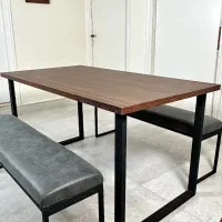 میزونیمکت غذاخوری۴نفره شیک قیمتو پایین گذاشتم|میز و صندلی غذاخوری|بابل, |دیوار