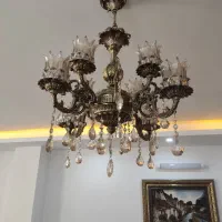 لوستر 8 شعله برنزی