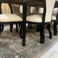 یک جفت فرش ماشینی(دست بافت گونه)