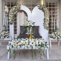 اجاره میز و صندلی و گل آرایی تخصصی|خدمات پذیرایی، مراسم|تهران, مسعودیه|دیوار